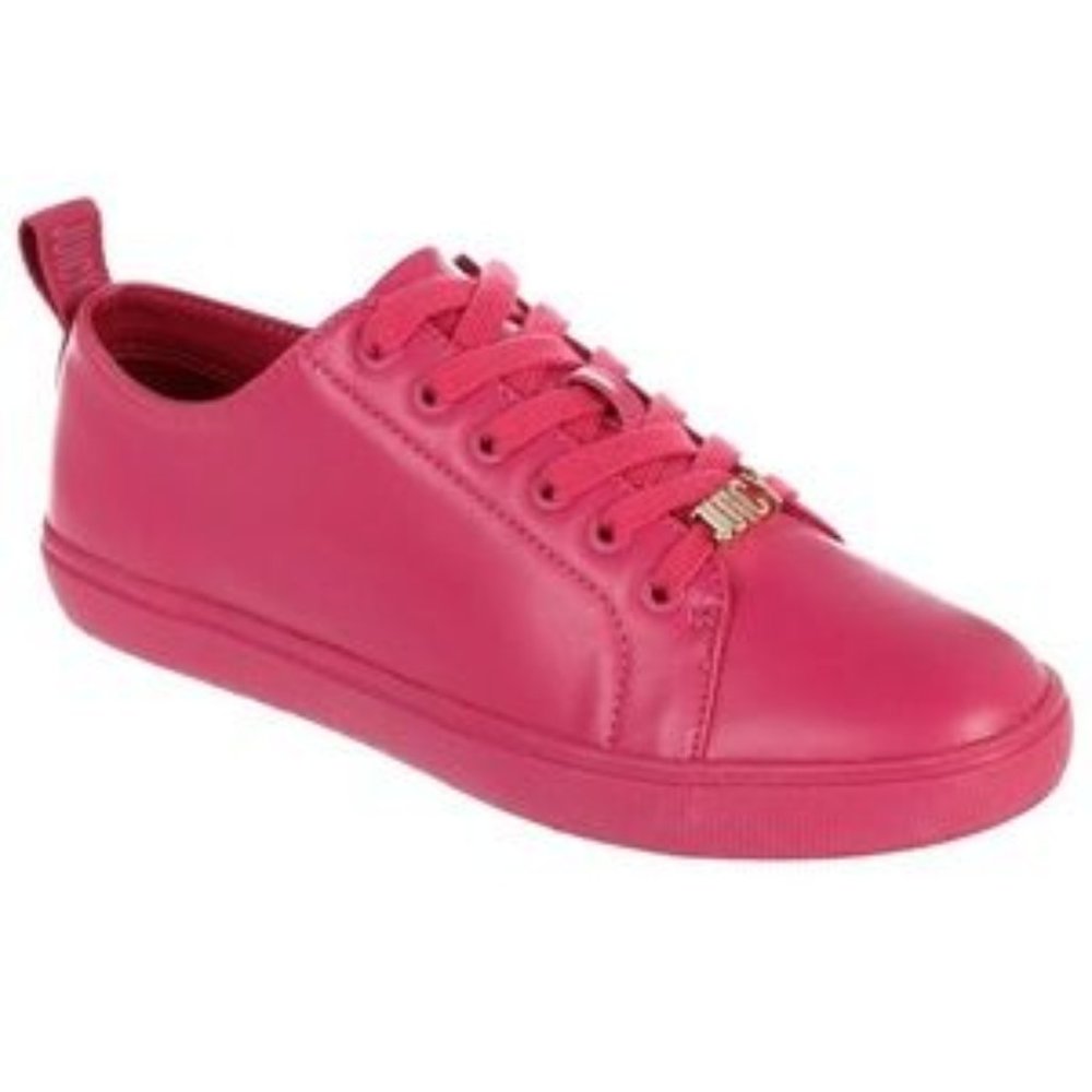 New JUICY COUTURE Pink Jody Vegan Leather Sneaker